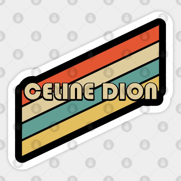 Vintage 80s Celine Dion Sticker by Rios Ferreira